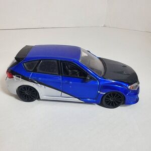 Joda Toys 1:24 Scale 2012 Subaru‎ Impreza WRX STI Blue Silver Die-Cast Model Car